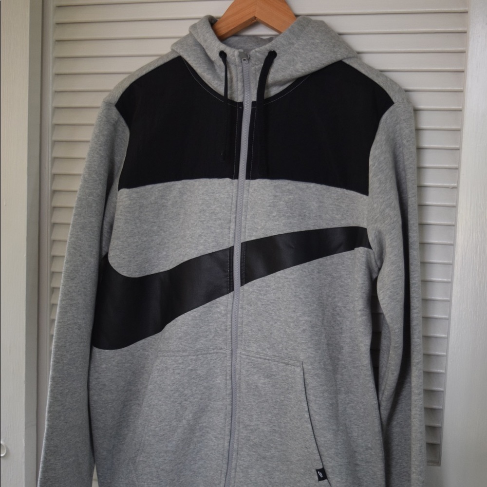 Nike Color Block Logo Hoodie - NEW