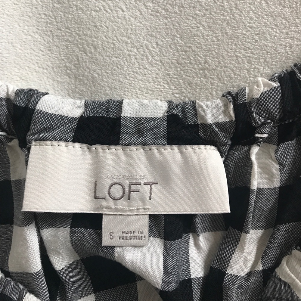 Ann Taylor gingham tank - Picture 3 of 4