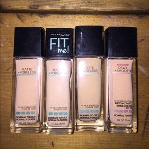 New & lightly used maybelline FIT me foundation