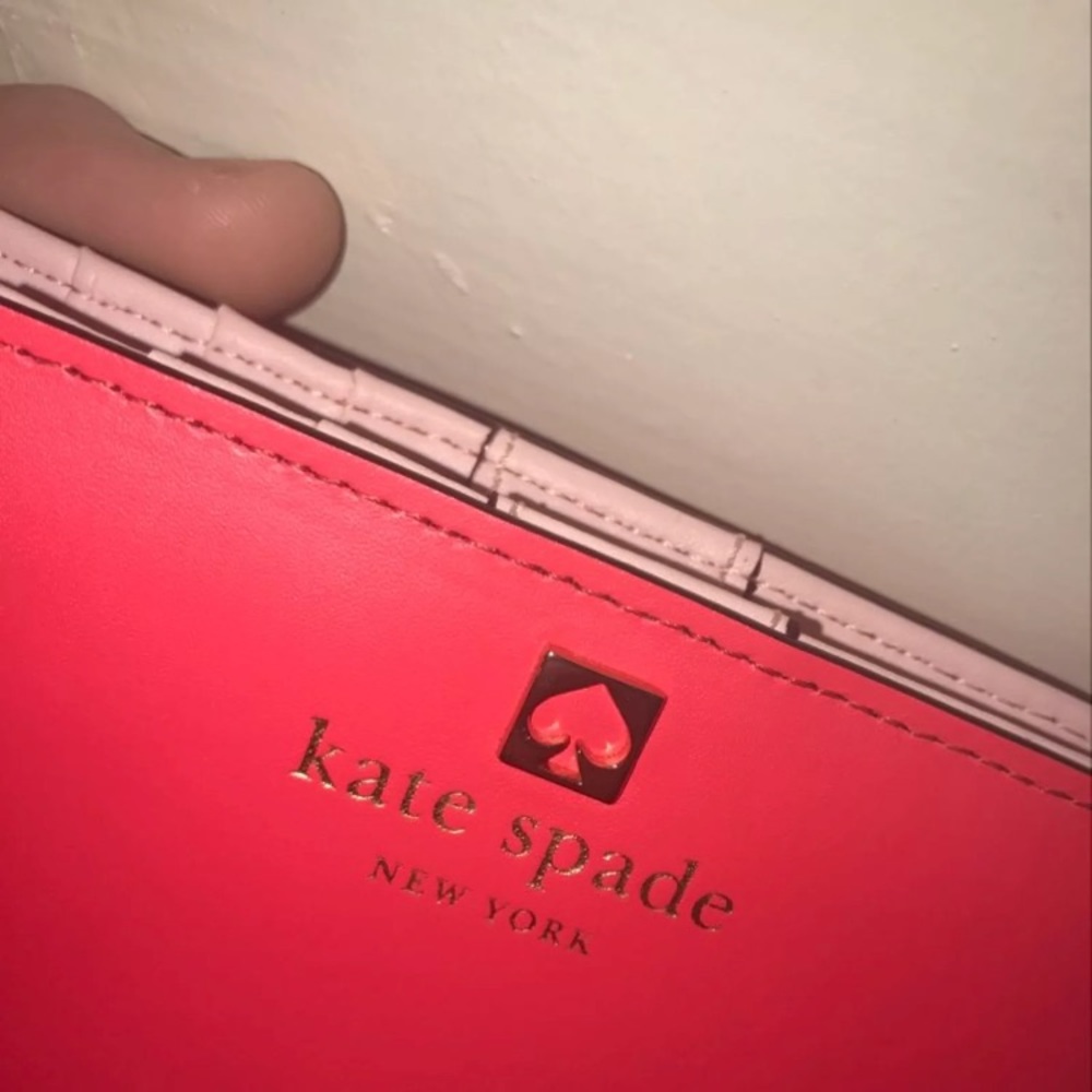 Kate Spade leather two tone wallet