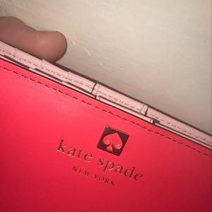 Kate Spade leather two tone wallet