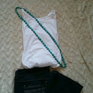 Long turquoise necklace!