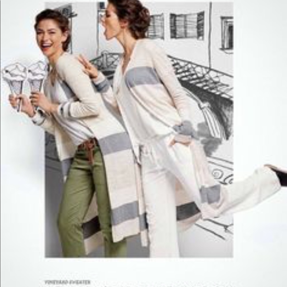 Cabi long lightweight sweater