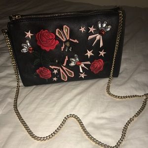 Zara Medium jeweled/embroidered cross-body purse