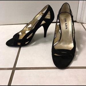 Authentic PRADA heels.  Size 6 (36). Never worn.