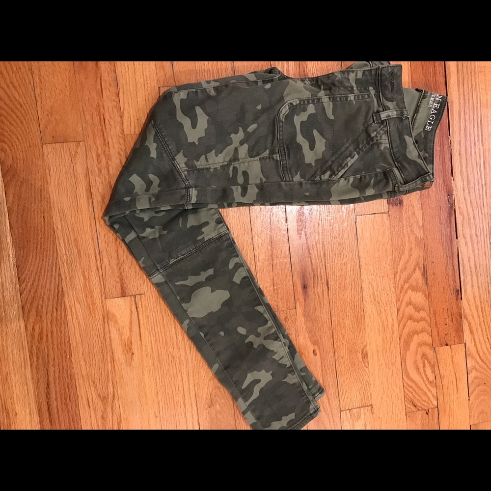 American Eagle Camo Skinny Jeans