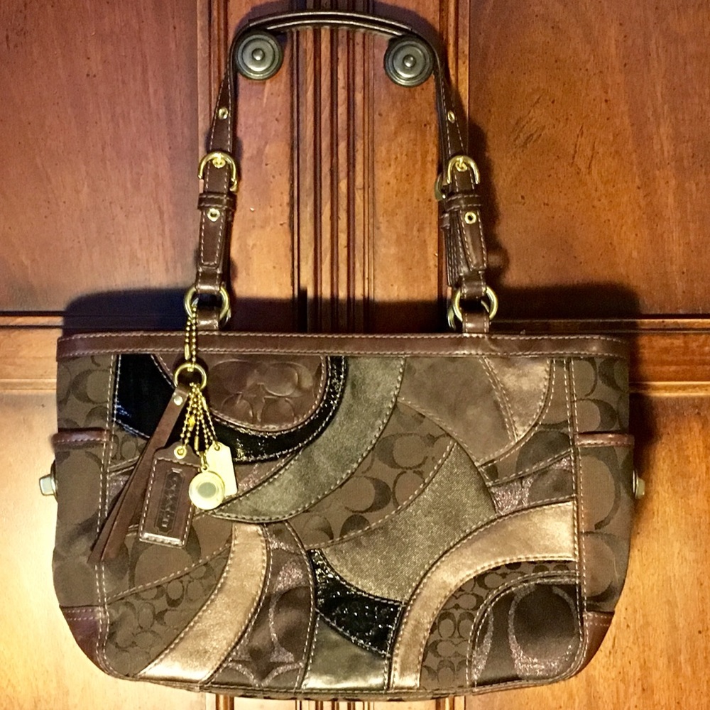 Authentic Coach Patchwork Purse - image 1