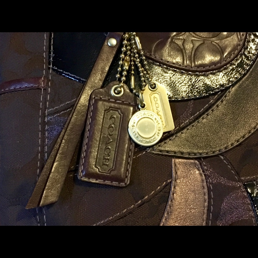 Authentic Coach Patchwork Purse - image 2