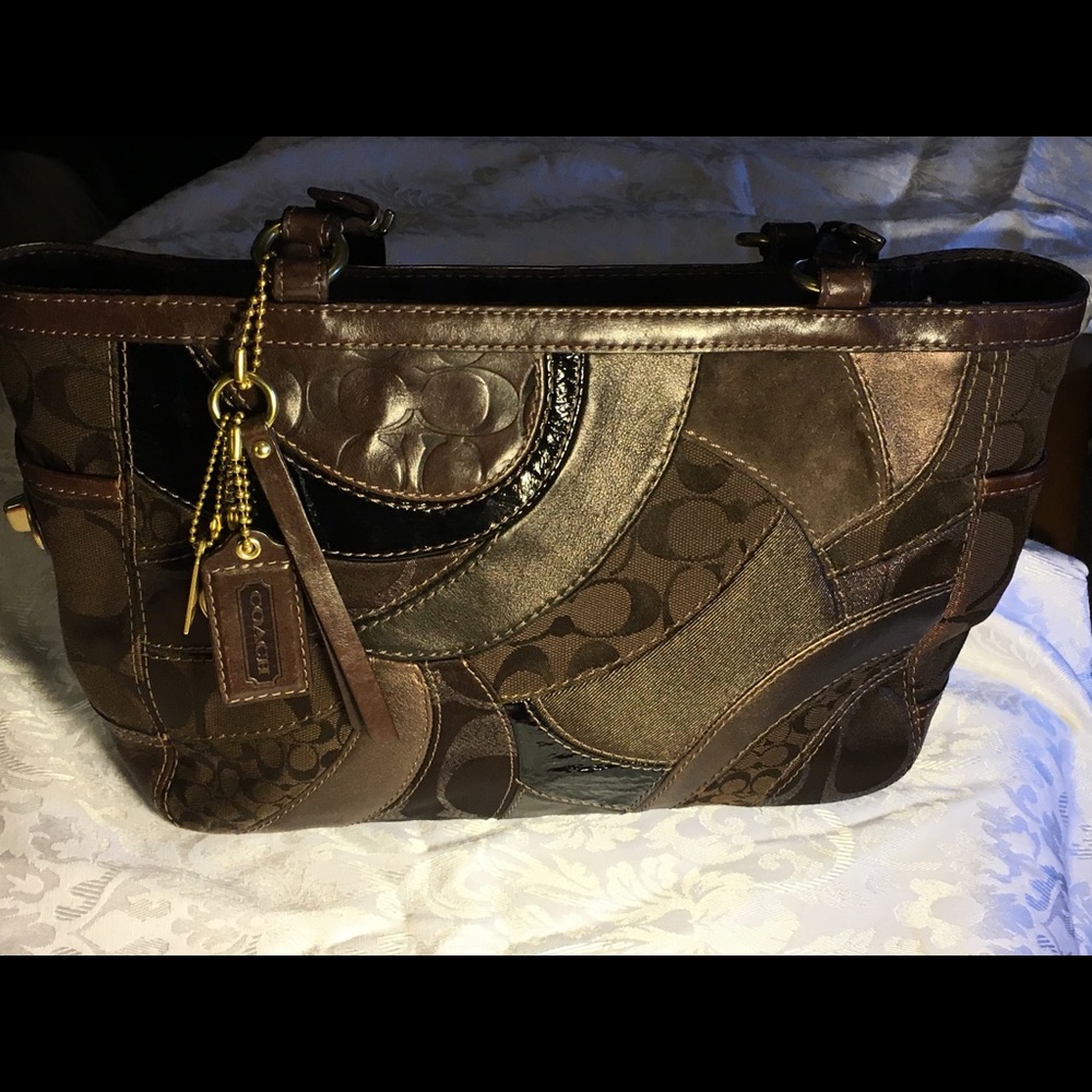 Authentic Coach Patchwork Purse - image 4