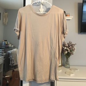 Open back shirt
