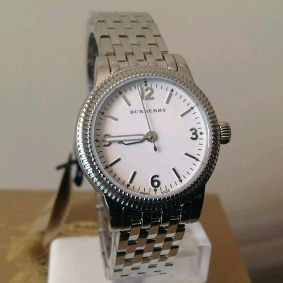 (1 LEFT IN STOCK) Burberry swiss stainless watch - Picture 2 of 5