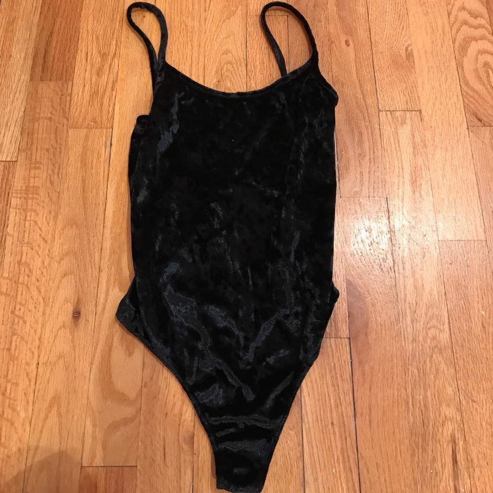 Black Velvet Leotard one piece