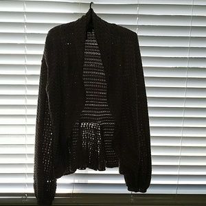 TAUPE Cardigan knit sweater