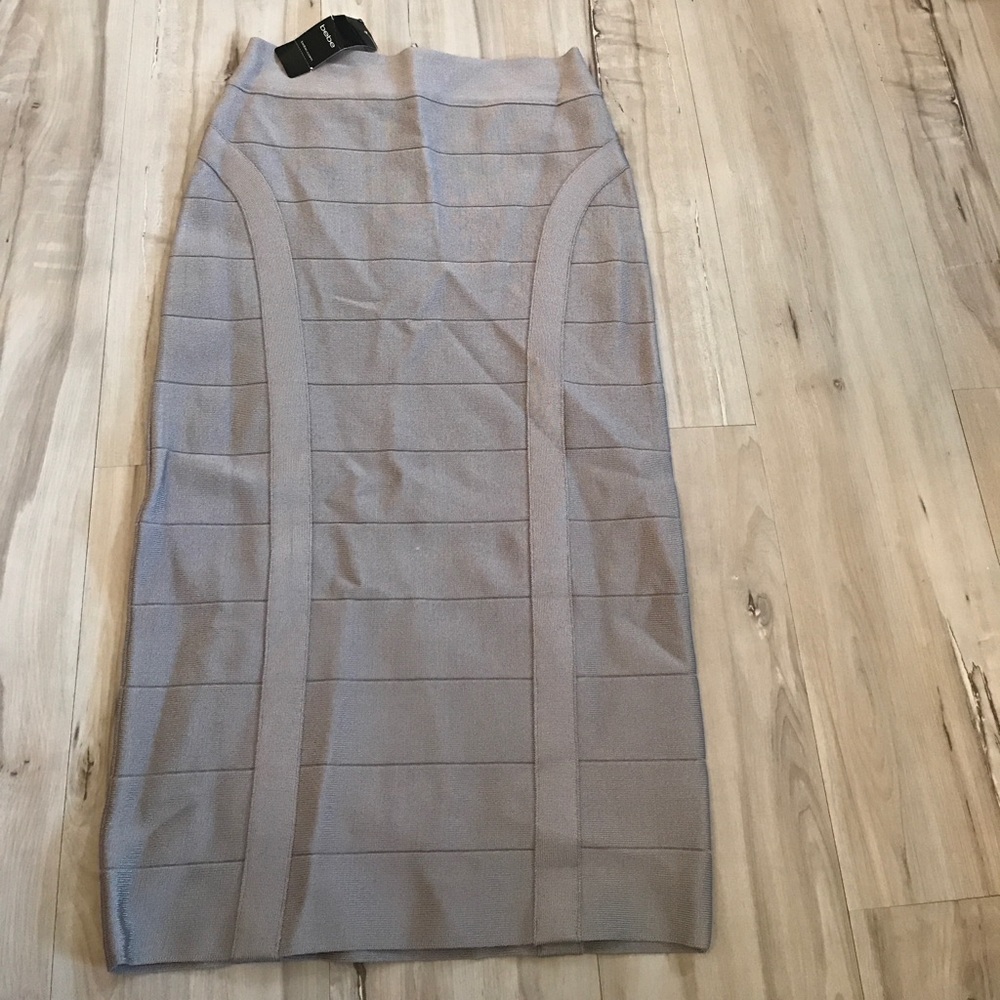 Bebe grayish silver skirt *brand new!
