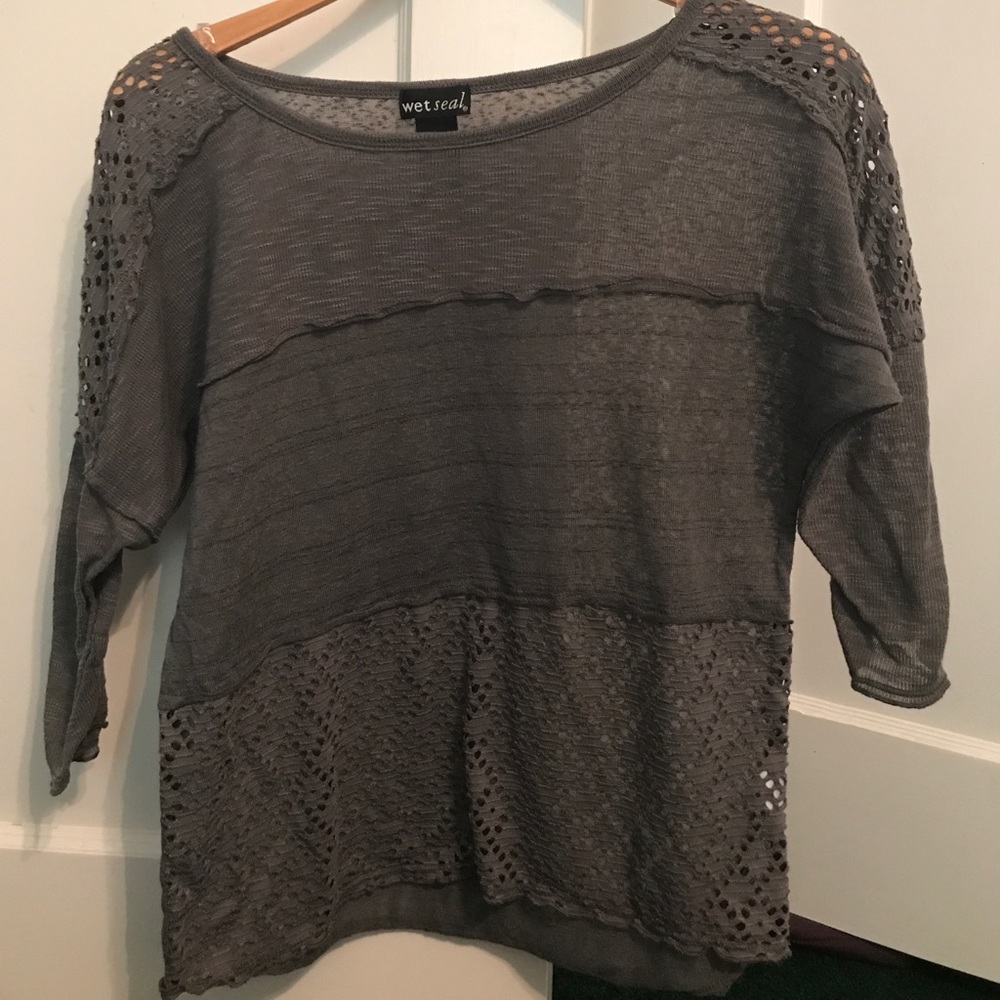 Wet Seal 3/4 Length Shirt