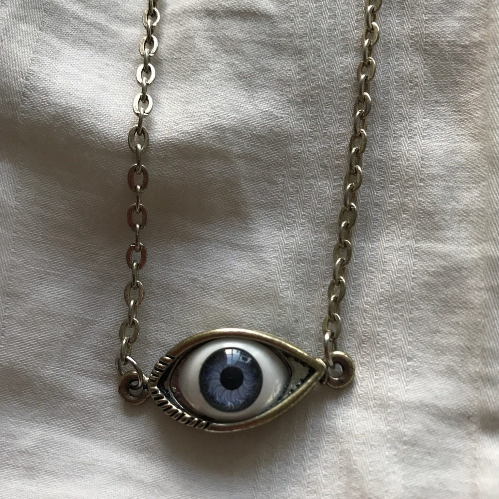 Eye Necklace, Evil Eye Necklace, Eyeball Necklace