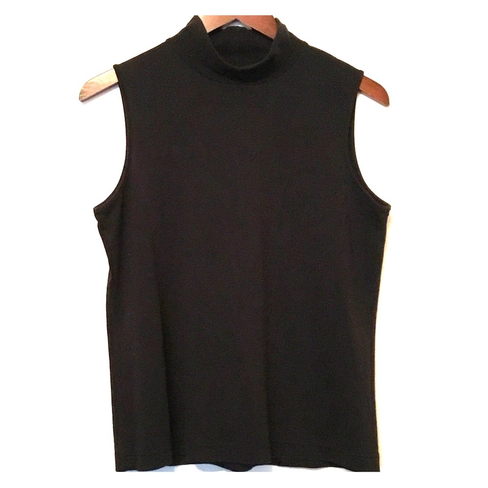 Appleseed's 100% Cotton Black Sleeveless Top