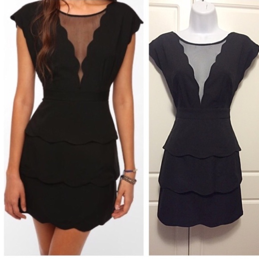 Urban Outfitters black tiered dress. Perfect LBD