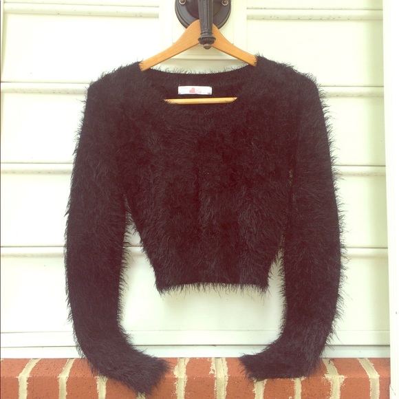 American Apparel Sweaters - American Apparel Cropped Black Sweater