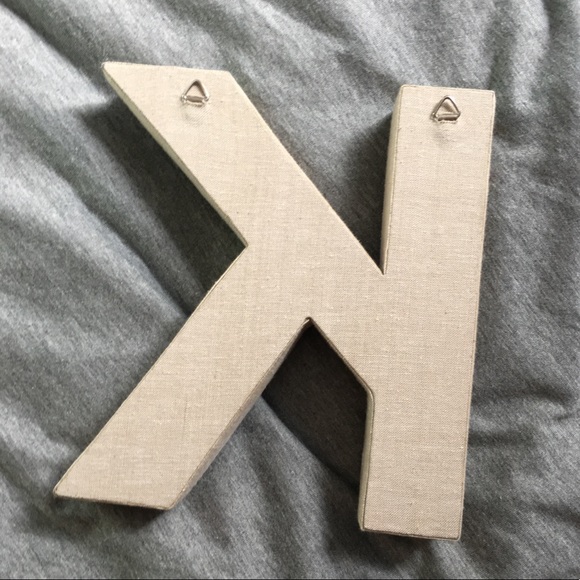 Plum & Bow Batik Decorative Letter - Picture 2 of 2