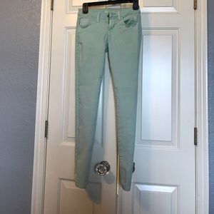 Guess Mint Green Skinny Jeans