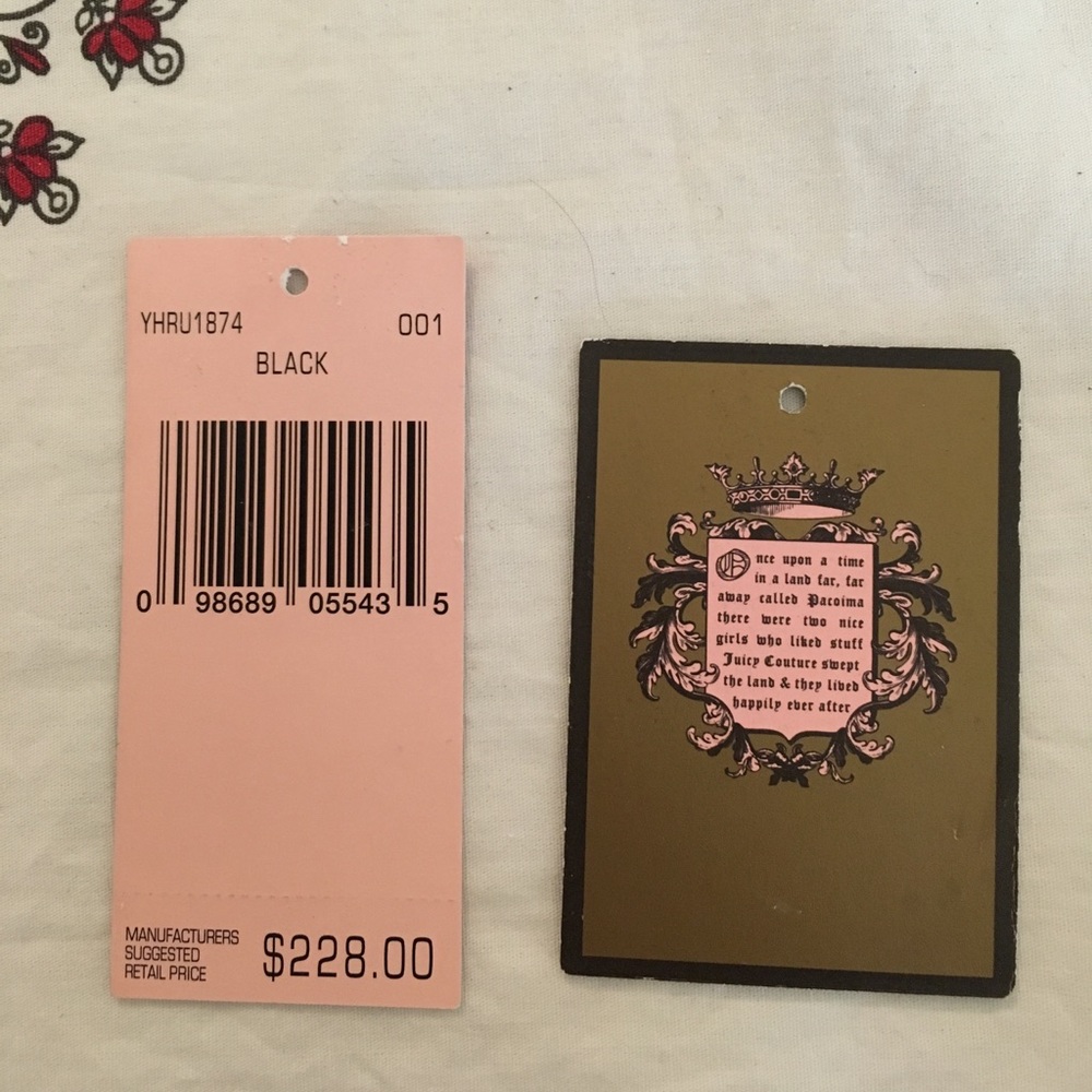 Juicy couture price tags
