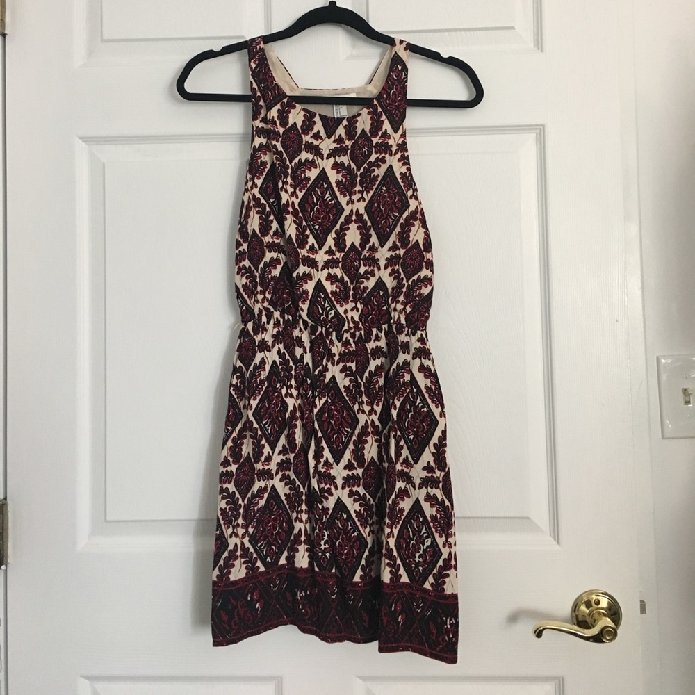 Patterned Mini Dress