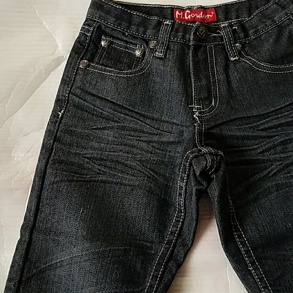 New M.Gordon boy black jeans - Picture 2 of 6