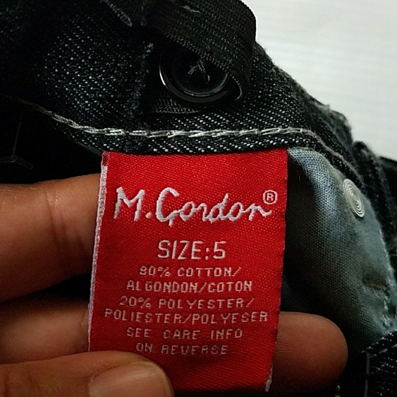 New M.Gordon boy black jeans - Picture 6 of 6