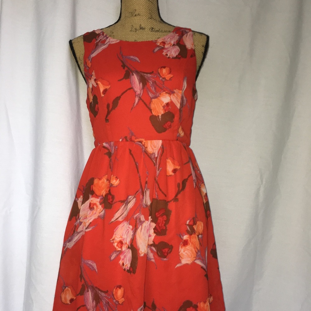 Floral Print forever 21 mini dress