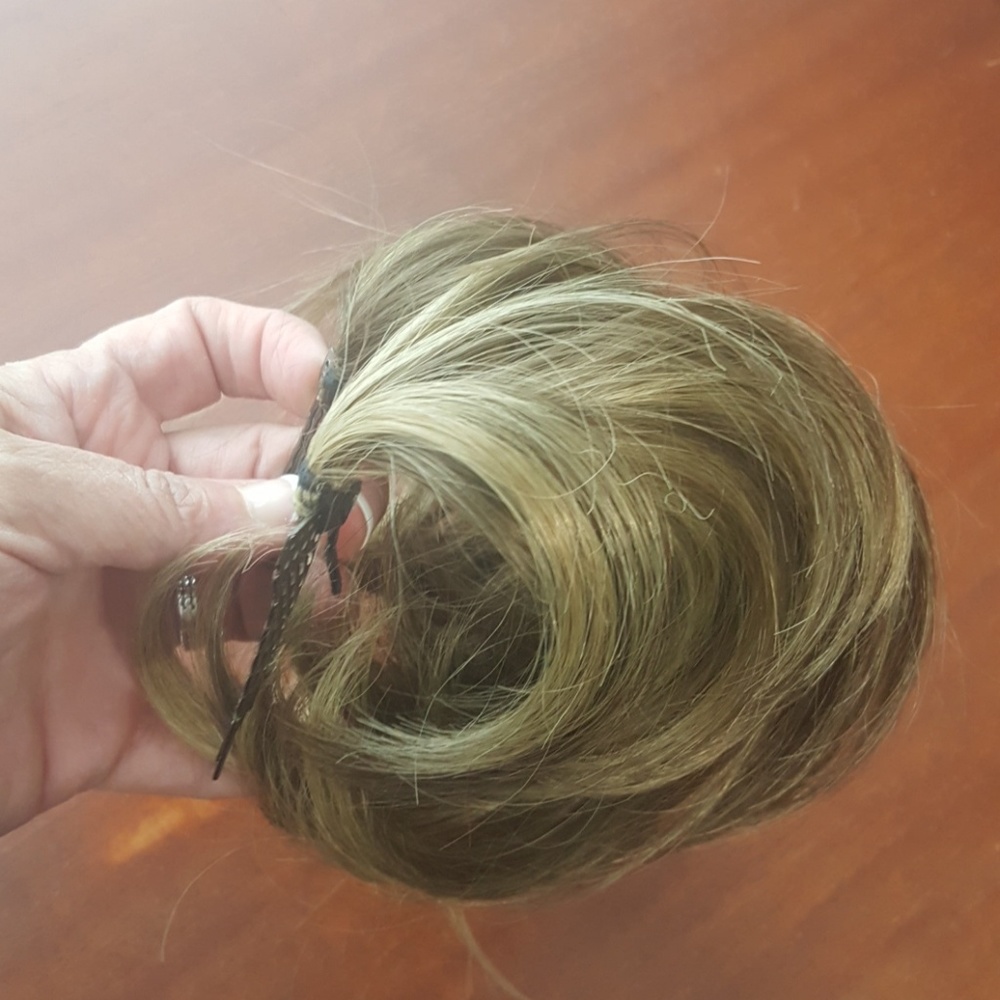 Phoney poney! Fake poney tail or bun.