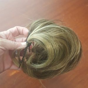 Phoney poney! Fake poney tail or bun.