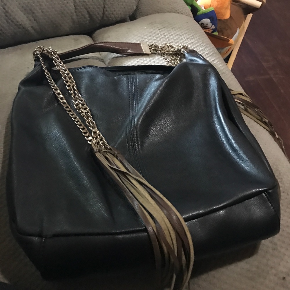 Charming Charlie large black bag