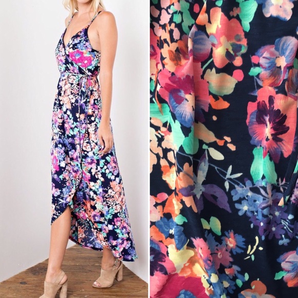 2X HP 🎉 Floral Fusion Dress - Picture 4 of 8