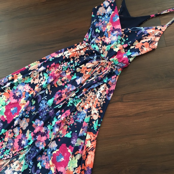 2X HP 🎉 Floral Fusion Dress - Picture 3 of 8