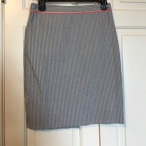 NEVER WORN W/ Tags JCrew Seersucker Pencil Skirt