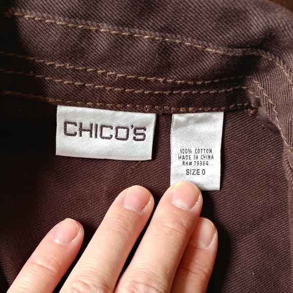 Chico's jean jacket -  Chico's size 0 - Picture 6 of 6