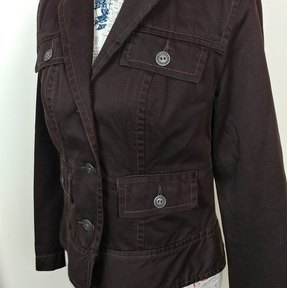 Chico's jean jacket -  Chico's size 0 - Picture 3 of 6