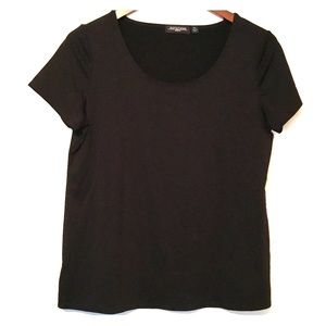 Notations Petite Black Forgiving T-Shirt