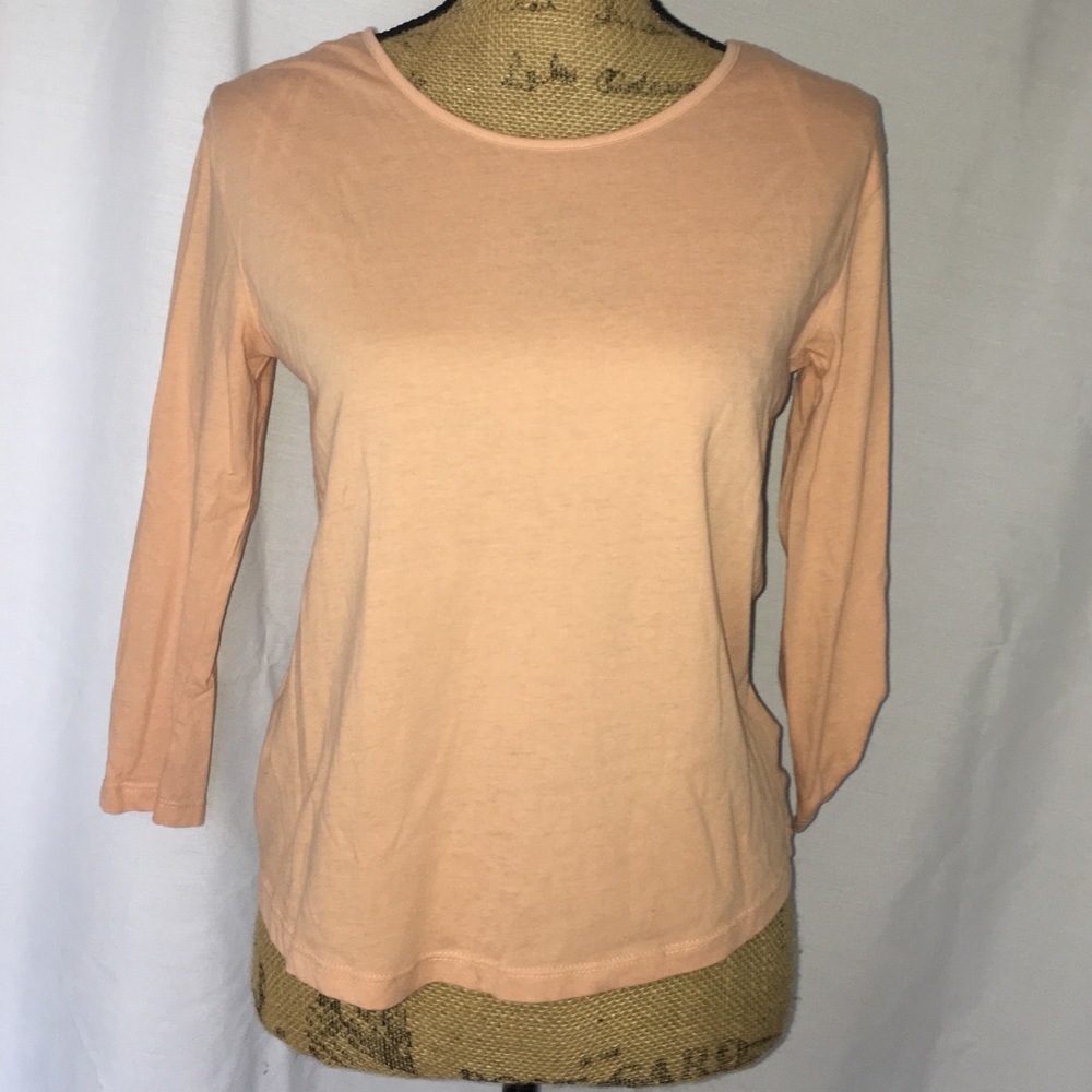 Peach cotton shirt