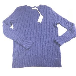 Vineyard Vines Women Slub Cable Crew  Sweater