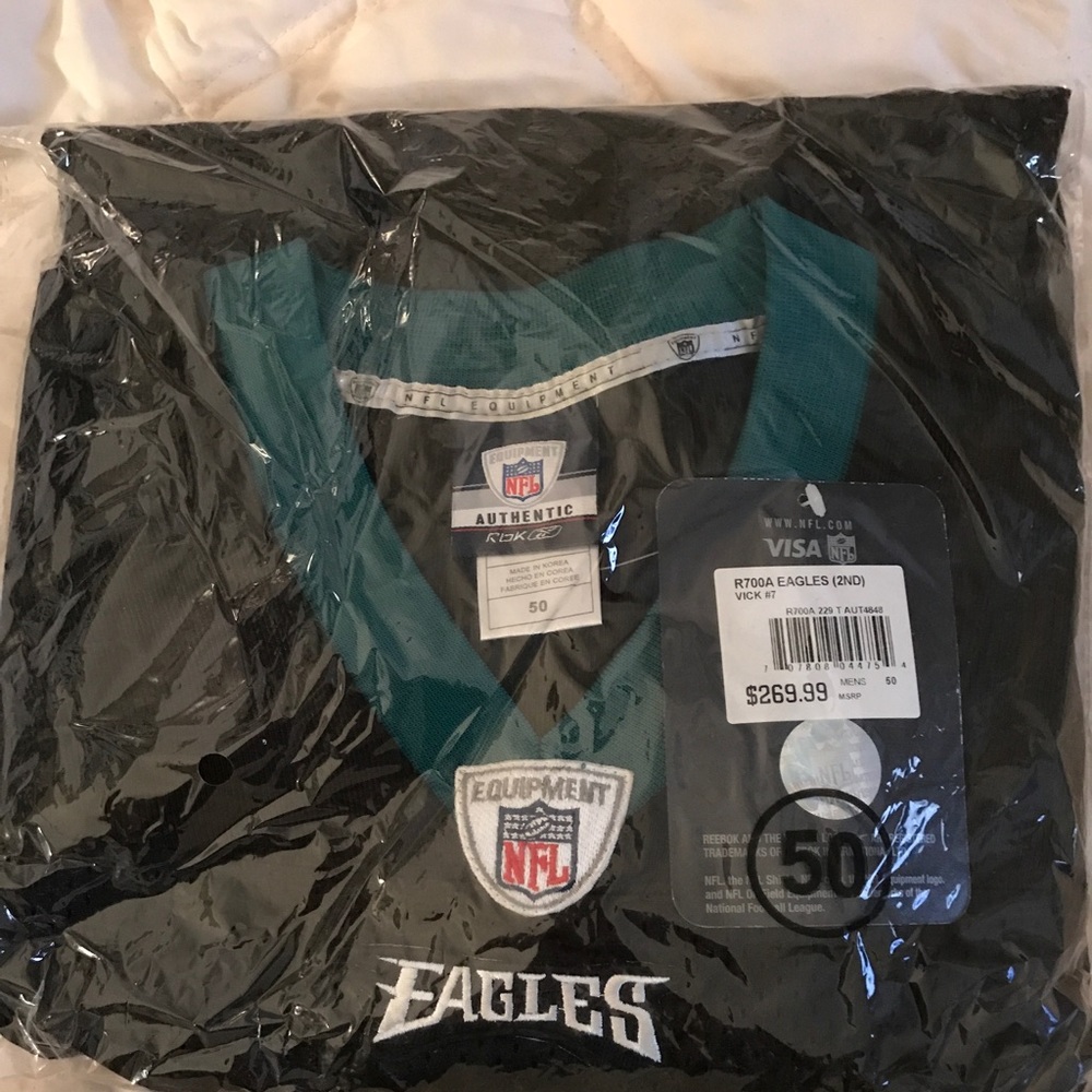 Philadelphia Eagles Vick #7 Jersey NWT Size 50
