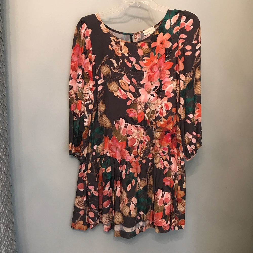 Anthropologie Floral dress