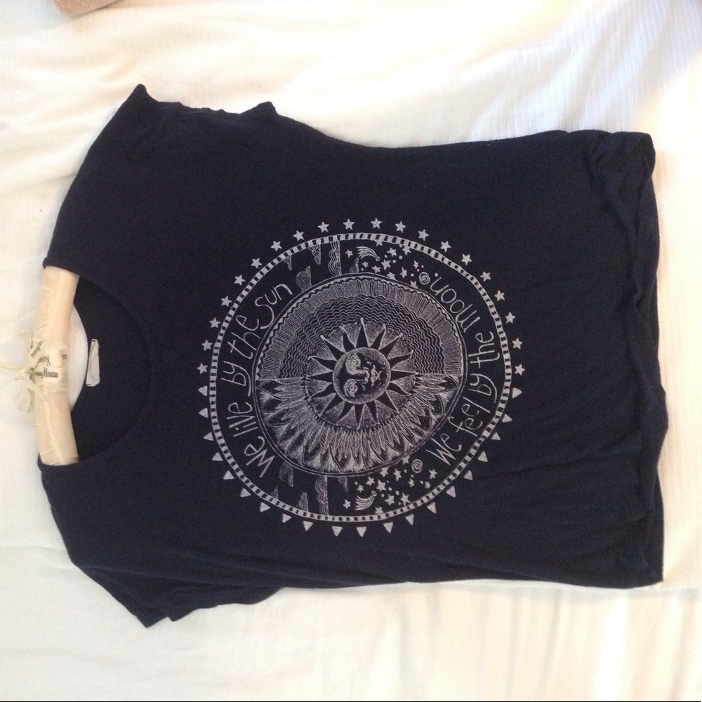 Navy blue  Women's medium short sleeve shirt