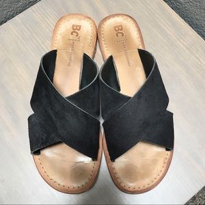 BC Born in California Leather Slides