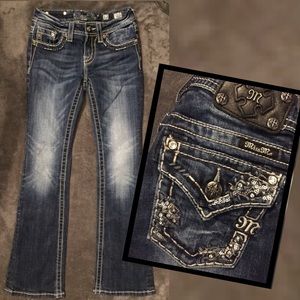 Girls Miss Me Boot Jeans- Size 12