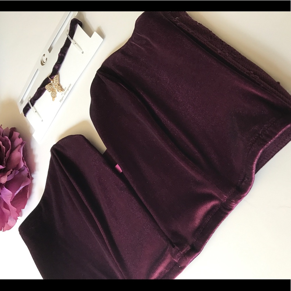 SOLD VS Dream Angels velvet and lace bra/bralette - Picture 2 of 8