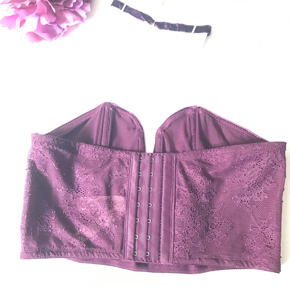 SOLD VS Dream Angels velvet and lace bra/bralette - Picture 4 of 8