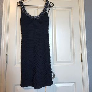 Cache Blue Formal Mini Dress