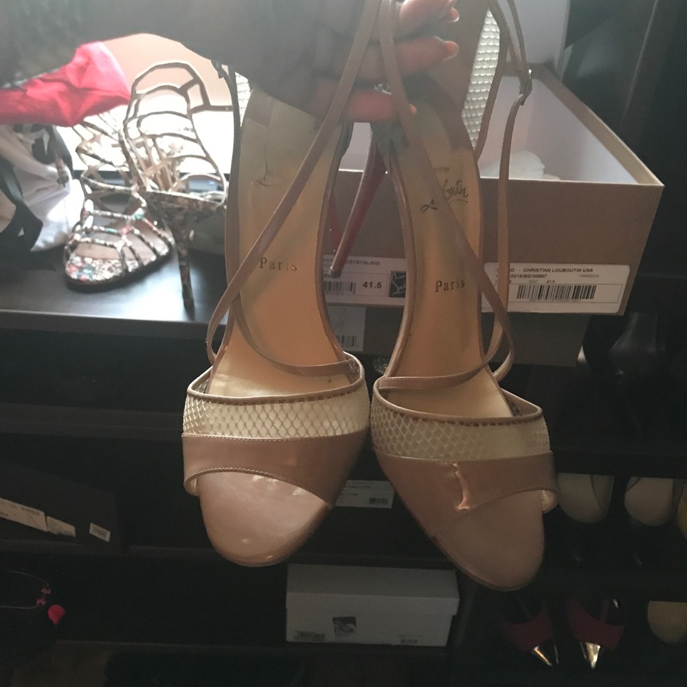 christian louboutin open toe